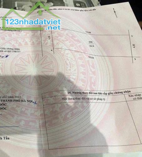 Đất mê linh tài chính nhỏ full thổ cư- ngõ thông rộng- 0989726892