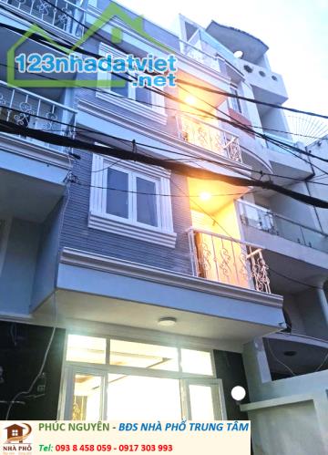 BÁN NHANH NHÀ BÌNH THẠNH 4 TẦNG MỚI – HXH NƠ TRANG LONG -DT 90M2 GIÁ 12.7 TỶ-BĐS DÒNG TIỀN