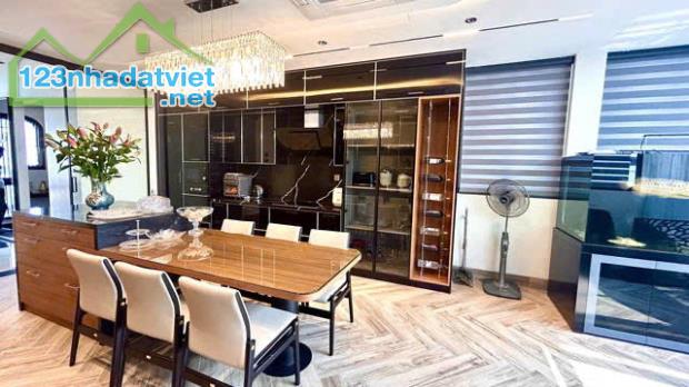 Bán nhà Long Biên TĐC Ngọc Thuỵ 60m2 6 tầng +1 hầm mt 5m 32 tỷ thang máy vỉa hè rộng ô tô - 2