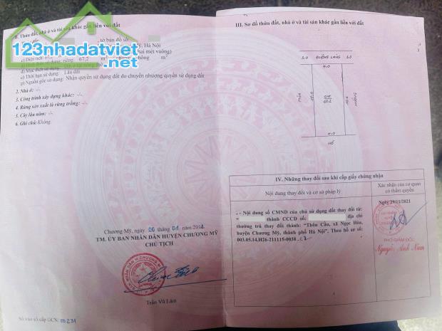 Chủ cần tiên cần thanh khoản nhanh lô đất 67m ngọc hòa chương mỹ hà nội - 4