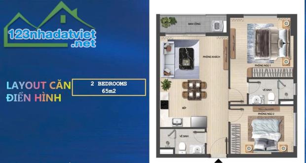 Bán căn hộ SUN CITY Cầu Giấy Trực tiếp CDT giá tốt, 0967352555 - 3