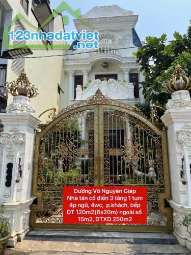 BÁN BIỆT THỰ 3,5 TẦNG PHONG CÁCH LÂU ĐÀI PHÁP TÂN CỔ ĐIỂN, KIỆT ÔTÔ VÕ NGUYÊN GIÁP, TP HUẾ - 1