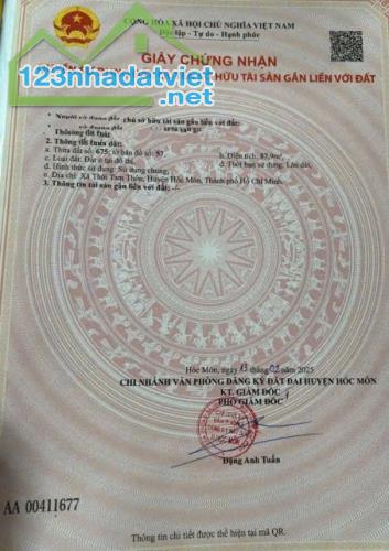 ❌❌ bán gấp căn 88m2 sổ hồng riêng 860tr ở Thới Tam Thôn Hóc Môn - 4