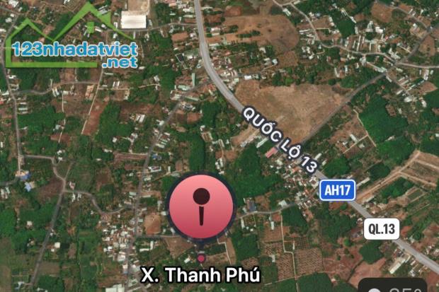 BÁN SÀO ĐẤT SÁT QL13 (1.323m2) SẴN 100TC SHR NGAY QUỐC LỘ 13 TRUNG TÂM THỊ XÃ 520tr - 2