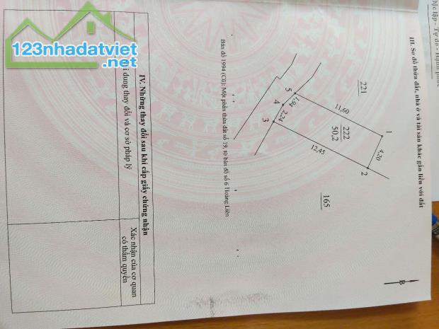 Bán đất Hoàng Liên,Liên Mạc, Bắc Từ Liêm, 50,2 m2, mặt tiền 4.2m, giá 5.25 tỷ
