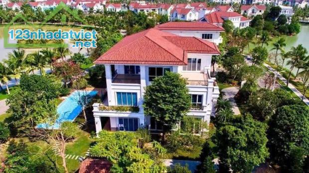 BIỆT THỰ - LÔ GÓC - MẶT SÔNG - BỂ BƠI RIÊNG - THANG MÁY - VINHOME RIVERSIDE - LONG BIÊN. C
