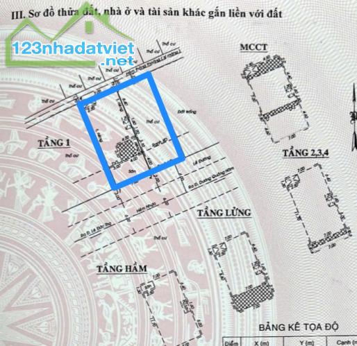 GÒ VẤP, BÁN TOÀ NHÀ 1 HẦM 4 LẦU MĂT TIỀN ĐƯỜNG SỐ 4, P7, DT 14x17m - 3