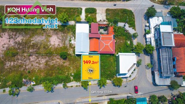 Bán đất 149,2m2 KQH Hương Vinh, gần gạch men Quang Thiện, 1 lô dy nhất giá rẻ chỉ 2,5 tỷ - 1