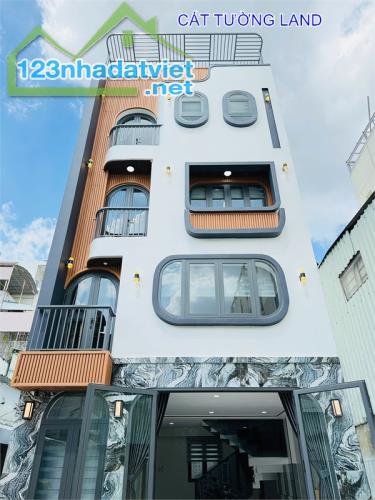 Nhà mới 5.5x15m, 4 tầng đủ nội thất,  tại Phan Huy Ích, Phường 12. Giá chỉ 7.2 tỷ