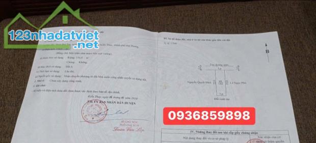 ❌❌❌Cc gửi bán lô đất đấu giá tại Thôn Đại Trà, Đông Phương, Kiến Thuỵ (gần dự án Vinhomes