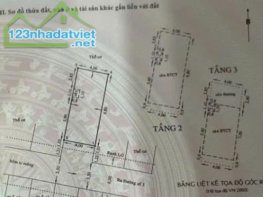 Bán Nhà P9 Gò Vấp 3 Tầng - Hẻm Xe Hơi - Chỉ Nhỉnh 6 Tỷ - 4