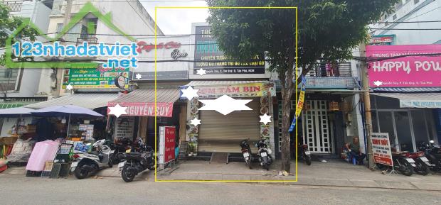 HIẾM-Bán nhà mặt tiền chợ Tân Hương 80m²-DÒNG TIỀN 15TRIỆU/THÁNG
