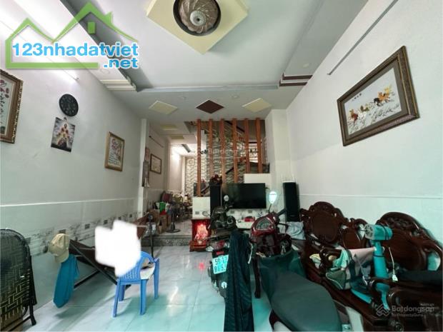 BÁN NHÀ ÂU DƯƠNG LÂN Q.8- 4 TẦNG- 4PN-  NGANG 4M HẺM THÔNG GẦN TẠ QUANG BỬU Q.8- NHÍCH 6 - 2