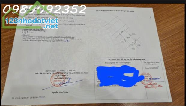 Chính chủ bán lô đất Vạn Phúc mặt tiền 4,58m vỉ hè 2m vị trí đắc địa kinh doanh đa nghành - 1