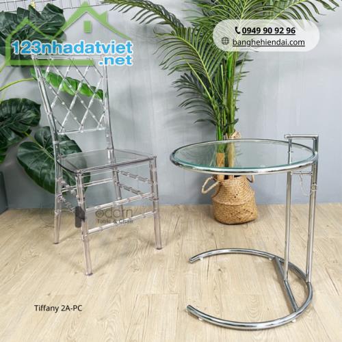 Ghế nhựa trong suốt ngoài trời Tiffany 2A-PC ở HCM Furni.vn Ghế nhập khẩu đẹp rẻ - 5
