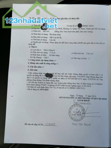 Bán Gấp! HXH Đường Nguyễn Thái Bình, Phường 12, Tân Bình DTCN 90m2Khu KDSầm Uất Giá 12,TỶ