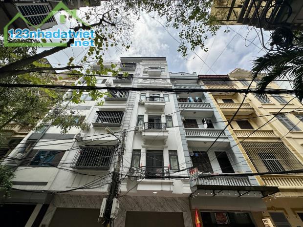 (Tin thật 100%) Bán nhà 2 mặt tiền 80m2 x 7T tại Trần Vỹ - Phân lô ô tô tránh - Nhà ở kết