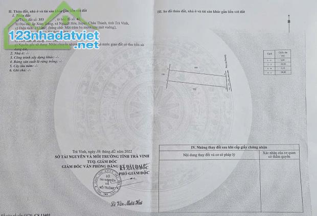 Bán 2 Lô Đất Full Thổ Cư Tại Đường Võ Văn Kiệt, Xóm Trảng, Xã Nguyệt Hóa, Huyện Châu - 1