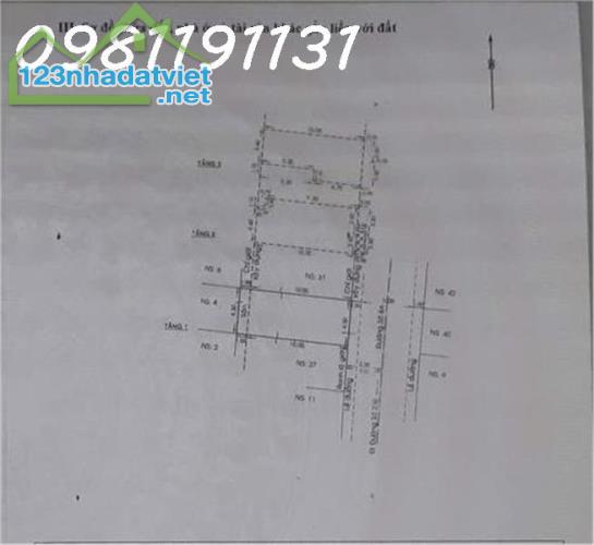 BÁN NHÀ NGANG 10M TRẦN ĐẠI NGHĨA 325M² –  XE TẢI – PHÒNG TRỌ 22PN – GIÁ 15 TỶ TL