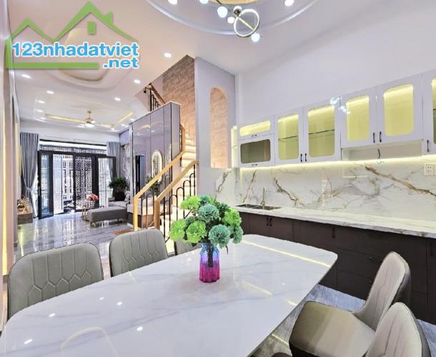 siêu phẩm xe hơi đỗ cửa,4 tầng full nội thất p9 Gò Vấp - 4