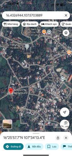 Bán đất 113,8m2 Mặt tiền đường Sử Hy Nhan, Kiệt 69 Lê Ngô Cát cũ, phường Thủy Xuân, TP Huế
