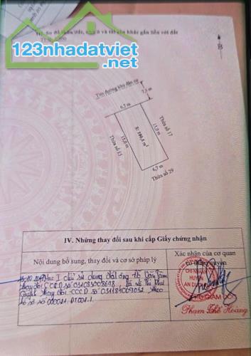 Duy nhất 1 lô tại TĐC đằng sau UBND xã Lê Lợi giá chỉ 2 tỷ  LH 0979087664