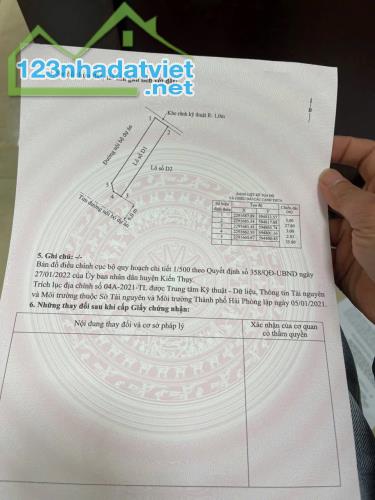 Bán đất Tân Trào - Kiến Thụy - Hải Phòng - 2