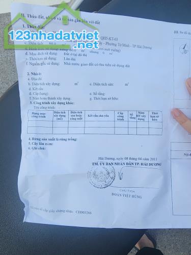 Bán Đất View Đẹp, Hướng Đông – Vị Trí Trung Tâm KĐT Thiên Phú, Tứ Minh, Hải Dương - 2