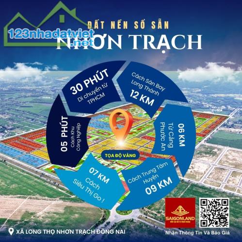 CẦN BÁN 10 NỀN ĐẤT DỰ ÁN XD HÀ NỘI NHƠN TRẠCH ĐỒNG NAI GIÁ TỐT - 3