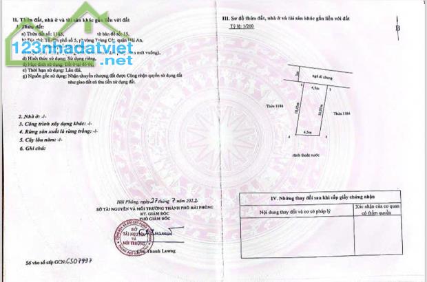 Bán lô đất mặt ngõ 4m tại Lương Khê, Tràng Cát 45,5m3 giá 1.3 tỷ - 2