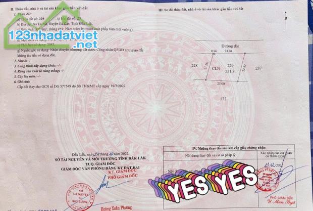CẦN BÁN ĐẤT QUY HOẠCH KHU DÂN CƯ – HUYỆN EA KAR, ĐẮK LẮK
