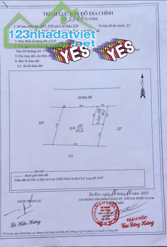 CẦN BÁN ĐẤT QUY HOẠCH KHU DÂN CƯ – HUYỆN EA KAR, ĐẮK LẮK - 2