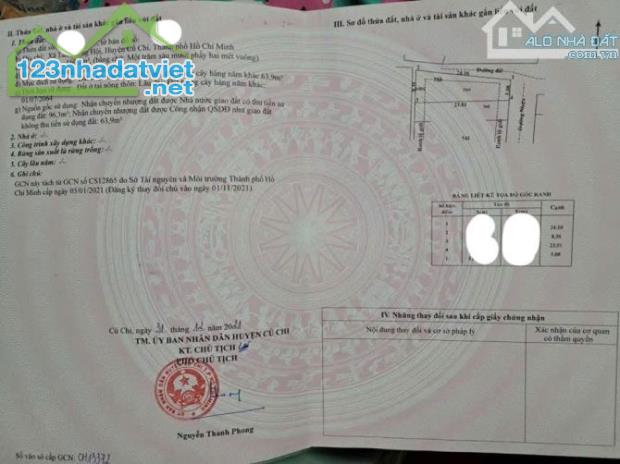 CHÍNH CHỦ CẦN BÁN NHANH LÔ ĐẤT TÂN THÔNG HỘI, CỦ CHI, SỔ HỒNG RIÊNG, BAO CÔNG CHỨNG - 4