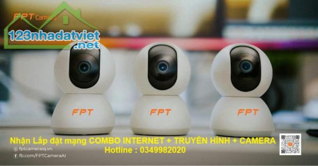 Nhận Lắp đặt mạng COMBO INTERNET + TRUYỀN HÌNH + CAMERA