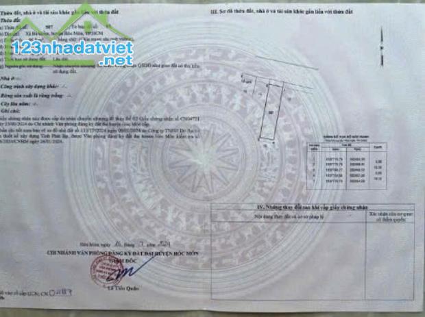 !!! Bán Gấp Nhà Bà Điểm Hóc Môn 96m2 sổ hồng riêng 840tr - 4