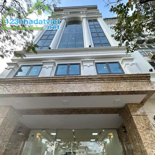 BÁN NHÀ PHỐ TRÚC KHÊ LÔ GÓC 2 MẶT NGÕ Ô TÔ TRÁNH - 98M2 - 8 TẦNG - 9.5M MẶT TIỀN - 55 TỶ