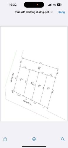 BÁN ĐẤT CHƯƠNG DƯƠNG – THƯỜNG TÍN – 81M² – ĐƯỜNG 6M THÔNG – GIÁ CHỈ 36,5 TRIỆU/M²