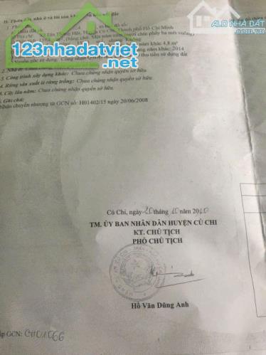 Kẹt tiền bán gấp lô đất Thổ Củ ngay gần CHợ Việt Kiều CỦ Chi, 570 triệu sang tên, 5x32m - 2