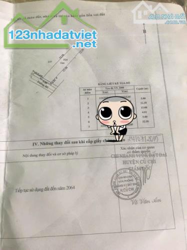 Kẹt tiền bán gấp lô đất Thổ Củ ngay gần CHợ Việt Kiều CỦ Chi, 570 triệu sang tên, 5x32m - 3