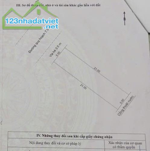 Bán lô đất mặt tiền Nam Hòa Xuân - Hói Kiểng 27, đường 7m5, vị trí đẹp, giá tốt!