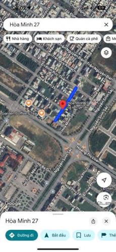 Bán đất mặt tiền đường Hoà Minh 27 - Khu B Phương Trang - Sát Nguyễn Sinh Sắc