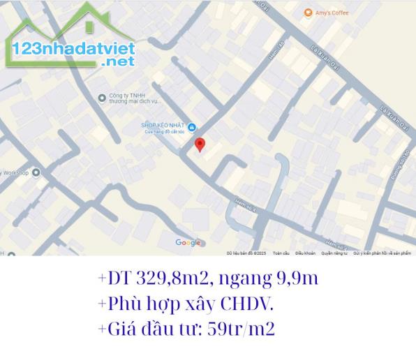Bán Nhà C4, HXH, Dt 329,8m2, Lã Xuân Oai, Tăng Nhơn Phú A, Q9, Thủ Đức, GÍA 19,5 TỶ - 1