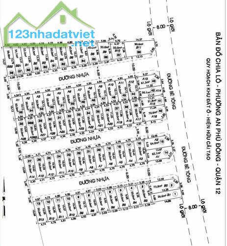 Đất bán An Phú Đông 12 đường 10m, Gía 3.550 tỷ, KDC đẹp gần sông, gần Bệnh Viện Hồng Đức - 3