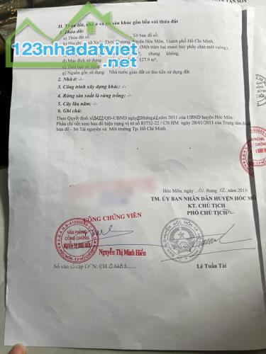 Hàng hiếm ,Giá Tốt Chủ Cầnnhanh căn nhà ở Trần  Văn Mười Xuân thới Thượng 126m2 645 triệu