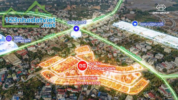 Cần bán lô đất nền diện tích 294m. Đối diện công viên, trung tâm Lương Sơn.