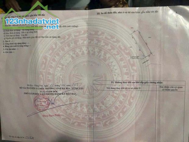 Bán gấp nhà cấp 4 ngay trường học cấp 1 xã Lộc An Bà Rịa Vũng Tàu - 1