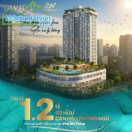 CĂN HỘ 2PN 2WC BAN CÔNG DÀI VIEW CỰC CHILL GIÁ SIÊU HẤT DẪN - LAVIDA PLUS QUẬN 7 - 2