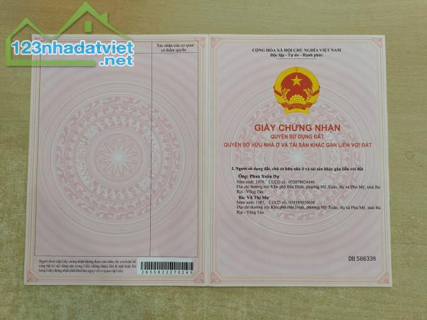 CHÍNH CHỦ BÁN ĐẤT SẴN SỔ TRUNG TÂM LONG TÂM – BÀ RỊA-VŨNG TÀU - 5