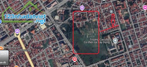 Bán đất sát công viên văn miếu Bắc Ninh