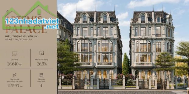 Chính thức mở bán biệt thự song lập 150m² dự án Noble Palace Long Biên LH: 0922969777 - 3